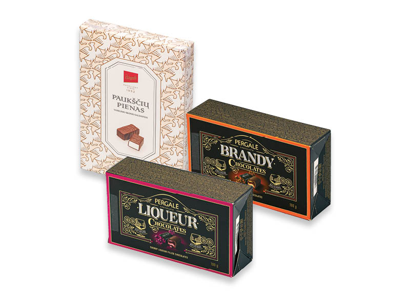 Saldainių dėžutė BRANDY, LIQUER, PAUKŠČIŲ PIENAS
			, 
				 160 g, 190 g, 3 rūšių. Ir IKI EXPRESS