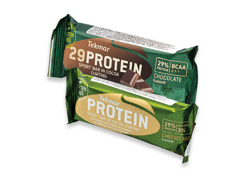 Proteininis batonėlis TEKMAR
			, 
				 60 g, 2 rūšių, 28,67 Eur/kg