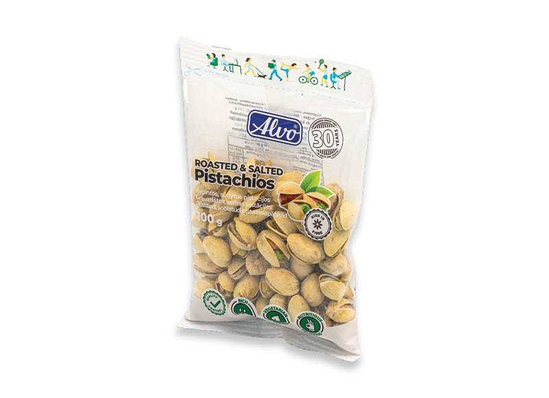 Kepintos ir sūdytos pistacijos ALVO
,
100 g, 15,90 Eur/kg Kepintos ir sūdytos pistacijos ALVO
,
100 g, 15,90 Eur/kg