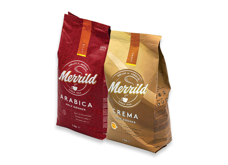 MERRILD kavos pupelės ARABICA ir CREMA
,
1 kg, 2 rūšių MERRILD kavos pupelės ARABICA ir CREMA
,
1 kg, 2 rūšių