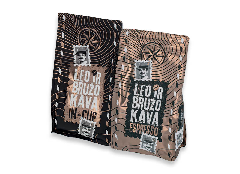 LEO IR BRUŽO malta kava ir kavos pupelės VERO COFFEE
			, 
				 500 g, 2 rūšių, 13,98 Eur/kg