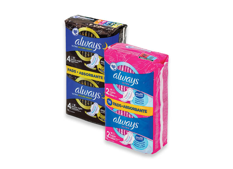 ALWAYS higieniniai paketai ULTRA ir PLATINUM
,
10–20 vnt., įvairių rūšių ALWAYS higieniniai paketai ULTRA ir PLATINUM
,
10–20 vnt., įvairių rūšių
