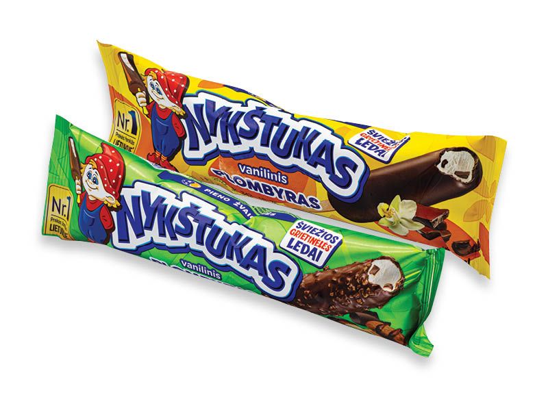 Valgomieji ledai NYKŠTUKAS ant pagaliuko
			, 
				 60 ml, 80 ml, 8 rūšių