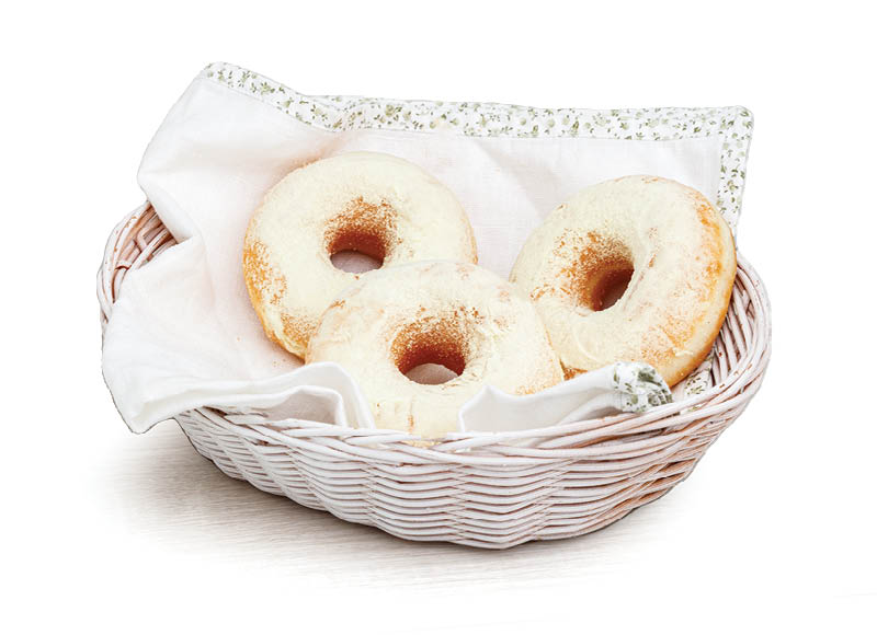 VEGANIŠKA spurga TROPICAL su įdaru
			, 
				 55 g, 10,73 Eur/kg