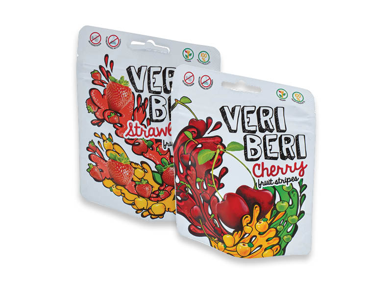 Vaisių juostelės VERI BERI
			, 
				 50 g, 5 rūšių, 19,80 Eur/kg