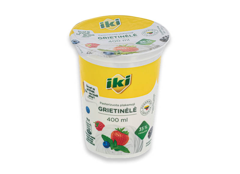 IKI grietinėlė
,
400 g, 35 % rieb., 4,98 Eur/kg IKI grietinėlė
,
400 g, 35 % rieb., 4,98 Eur/kg