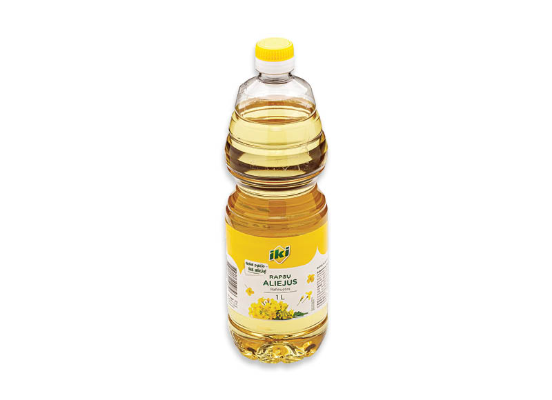 IKI rapsų aliejus
,
1 l IKI rapsų aliejus
,
1 l