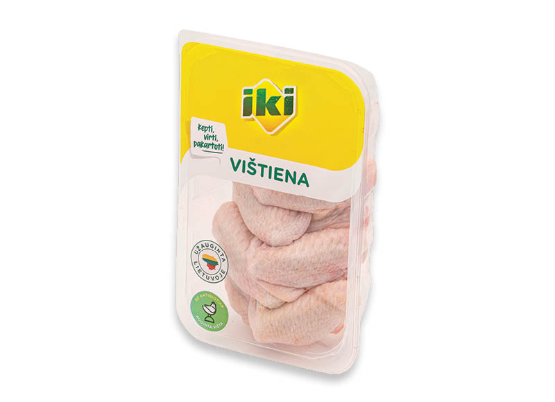 IKI švieži viščiukų broilerių sparneliai
,
(užauginta be antibiotikų) 500 g, 3,98 Eur/kg IKI švieži viščiukų broilerių sparneliai
,
(užauginta be antibiotikų) 500 g, 3,98 Eur/kg