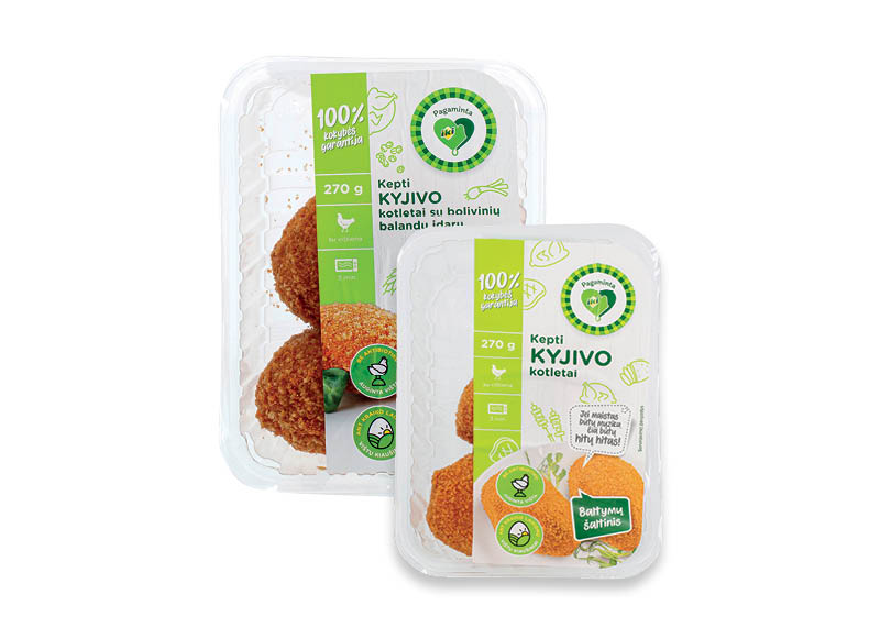 PAGAMINTA IKI fasuoti kepti KYJIVO kotletai
			, 
				 270 g, 2 rūšių, 12,19 Eur/kg. Ir IKI EXPRESS
