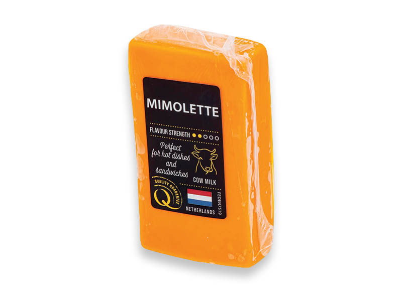 Puskietis fermentinis sūris MIMOLETTE
			, 
				 130 g, 42 % rieb., 18,38 Eur/kg