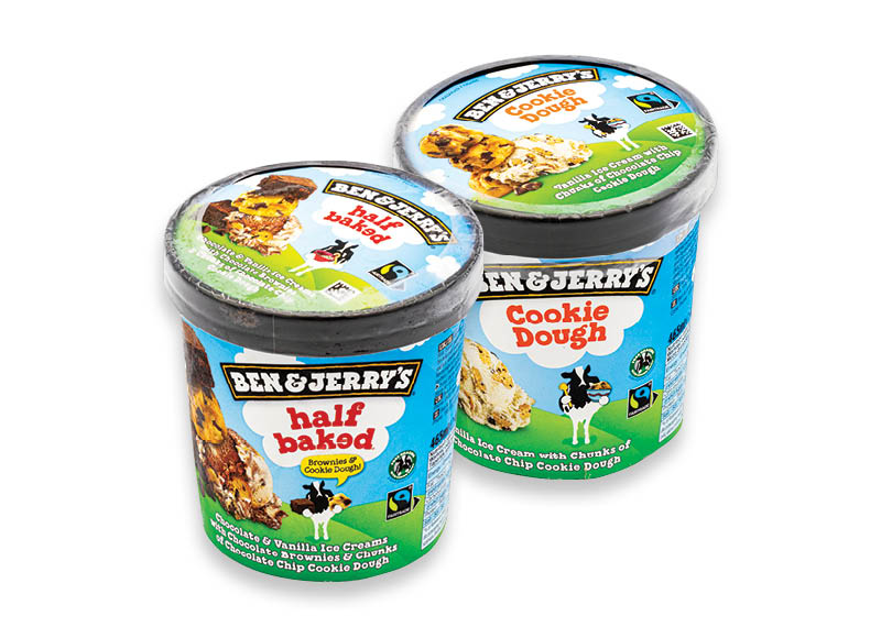 Valgomųjų ledų dėžutė BEN & JERRY’S
			, 
				 427 ml, 465 ml, 6 rūšių. Ir IKI EXPRESS