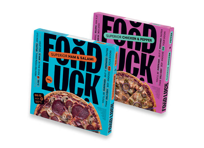 Šaldyta pica FOOD LUCK
			, 
				 400 g, 2 rūšių, 6,98 Eur/kg. Ir IKI EXPRESS