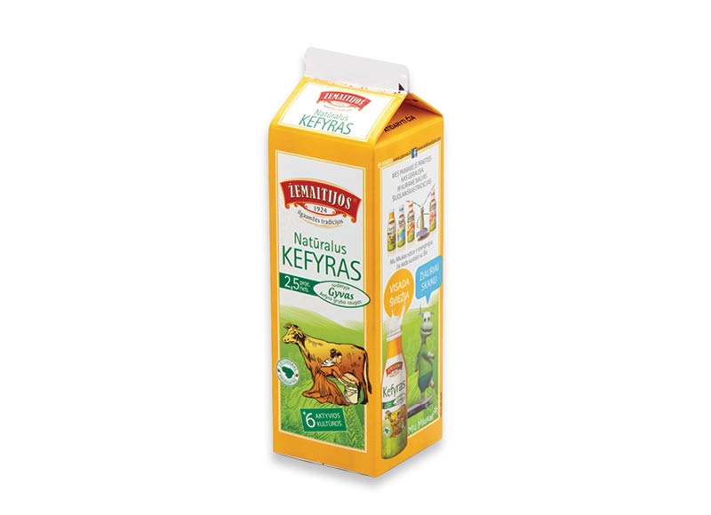 ŽEMAITIJOS kefyras
			, 
				 900 g, 2,5 % rieb., 1,59 Eur/vnt.