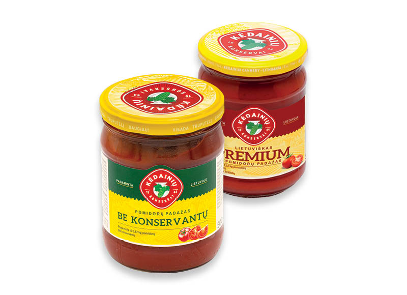 KĖDAINIŲ padažams ir krienams
			, 
				 50 g, 435 g, 500 g, 6 rūšių