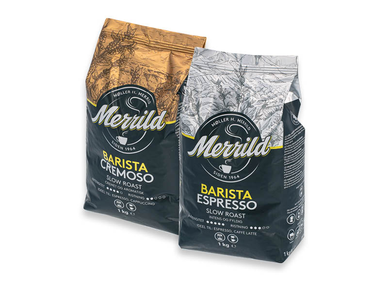Kavos pupelės MERRILD BARISTA
			, 
				 1 kg, 2 rūšių