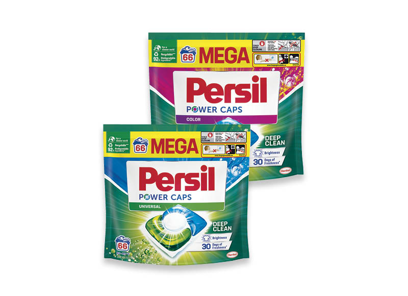 Skalbimo kapsulės PERSIL POWER
			, 
				 66 skalb., 2 rūšių