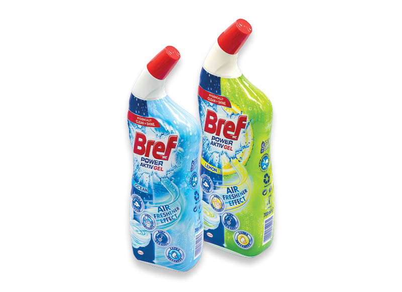 Tualeto valiklis BREF HYGIENE
			, 
				 700 ml, 3 rūšių, 3,27 Eur/l