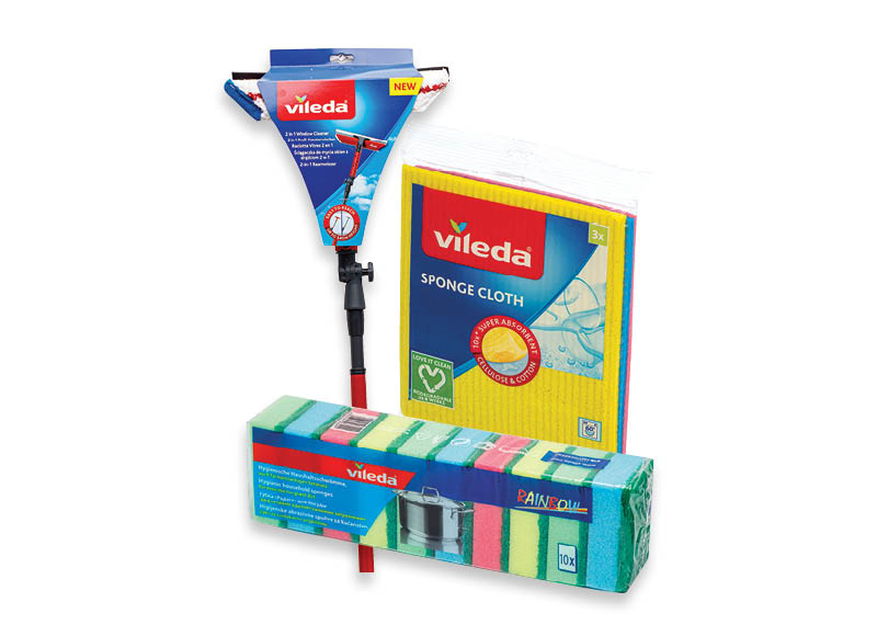 Prekėms VILEDA
			, 
				 Įvairių rūšių