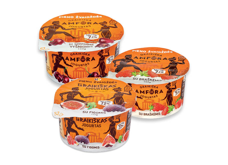 Jogurtas GRAIKIŠKA AMFORA
			, 
				 150 g, 4 rūšių, 1,35 Eur/vnt. Ir IKI EXPRESS