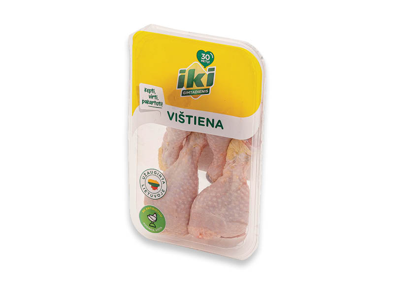 IKI šviežios viščiukų broilerių blauzdelės
,
(užauginta be antibiotikų) 500 g, 3,98 Eur/kg. Ir IKI EXPRESS IKI šviežios viščiukų broilerių blauzdelės
,
(užauginta be antibiotikų) 500 g, 3,98 Eur/kg. Ir IKI EXPRESS