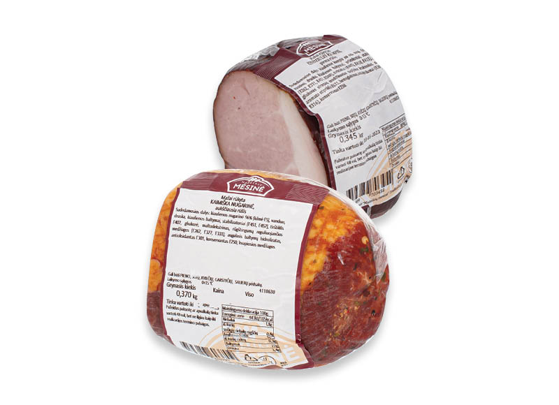 Rūkytiems MAŽEIKIŲ MĖSINĖS gaminiams
			, 
				 1 kg, 2 rūšių