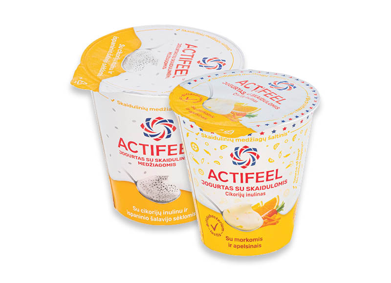 Jogurtas ACTIFEEL
			, 
				 300 g, 3 rūšių, 3,63 Eur/kg