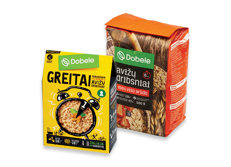 Dribsniams DOBELE
			, 
				 500 g, 6 rūšių