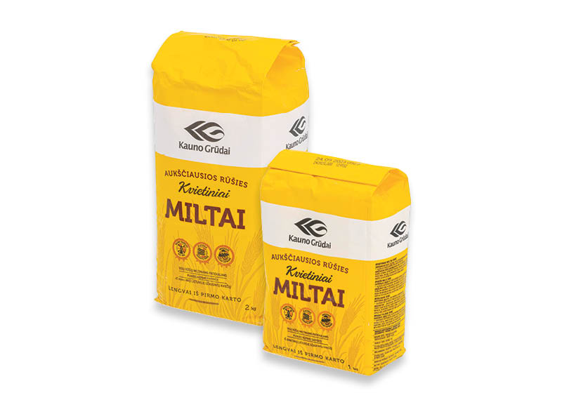 Aukščiausios rūšies kvietiniams miltams KAUNO GRŪDAI
,
1 kg, 2 kg Aukščiausios rūšies kvietiniams miltams KAUNO GRŪDAI
,
1 kg, 2 kg