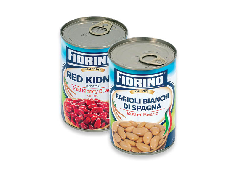 Konservuotos pupelės FIORINO
			, 
				 425 ml, 3 rūšių, 2,09 Eur/l