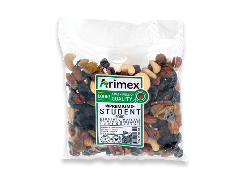 STUDENTŲ MAISTAS ARIMEX PREMIUM
			, 
				 300 g, 11,63 Eur/kg