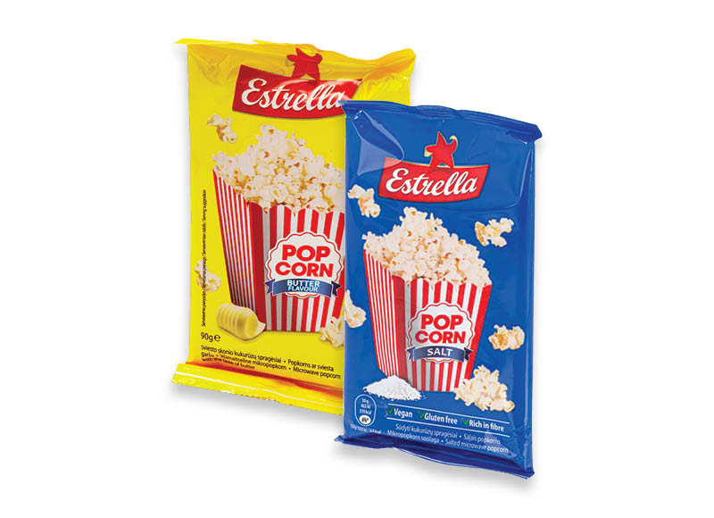 Spragėsiai ESTRELLA
			, 
				 90 g, 3 rūšių, 7,67 Eur/kg