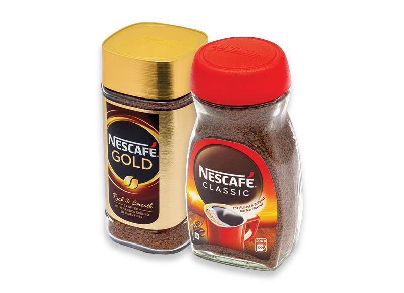 Tirpiajai kavai NESCAFE
			, 
				 Įvairių rūšių. Ir IKI EXPRESS