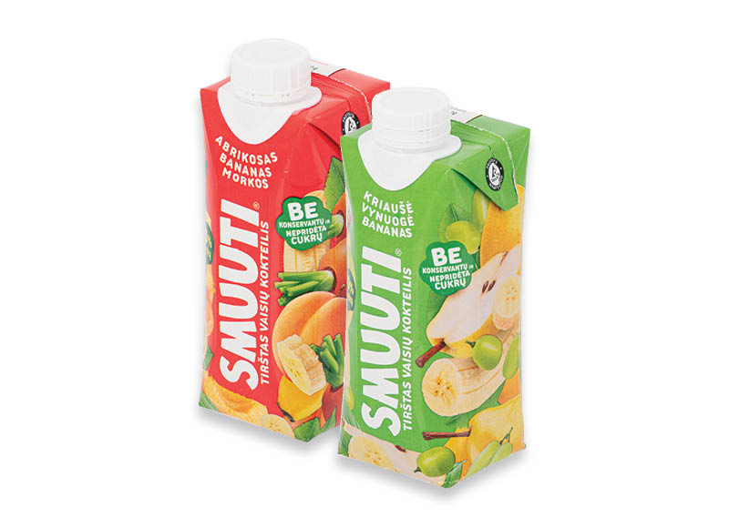 Sulčių gėrimas SMUUTI
			, 
				 0,33 l, 2 rūšių, 2,09 Eur/l. Ir IKI EXPRESS