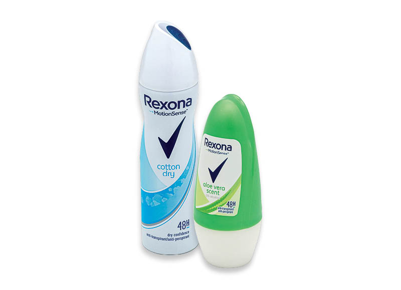Dezodorantas REXONA
			, 
				 Įvairių rūšių