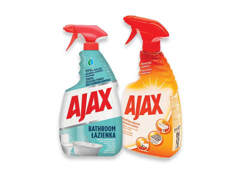 Purškiamas valiklis AJAX
			, 
				 750 ml, 2 rūšių, 4,79 Eur/l