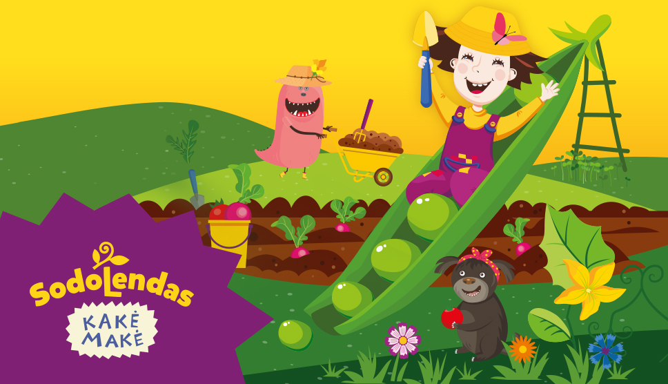 Vaikų numylėta Kakė Makė imasi sodininkystės – pristatytas naujas žaidimas ir išskirtinė kolekcija tik „Iki“ parduotuvėse