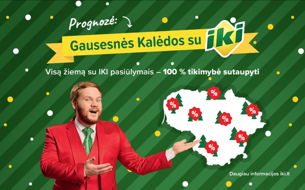 Gausesnės Kalėdos su „Iki“: tinklas parengė siurprizą – patiks visiems, norintiems sutaupyti