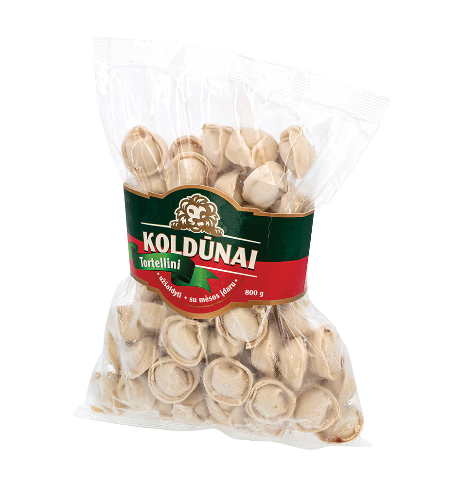 Koldūnai LIŪTUKAS IR KO TORTELLINI su mėsa, 800 g