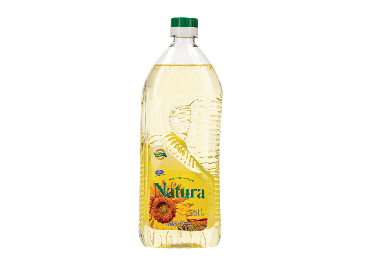 Saulėgrąžų aliejus NATURA, 1 l