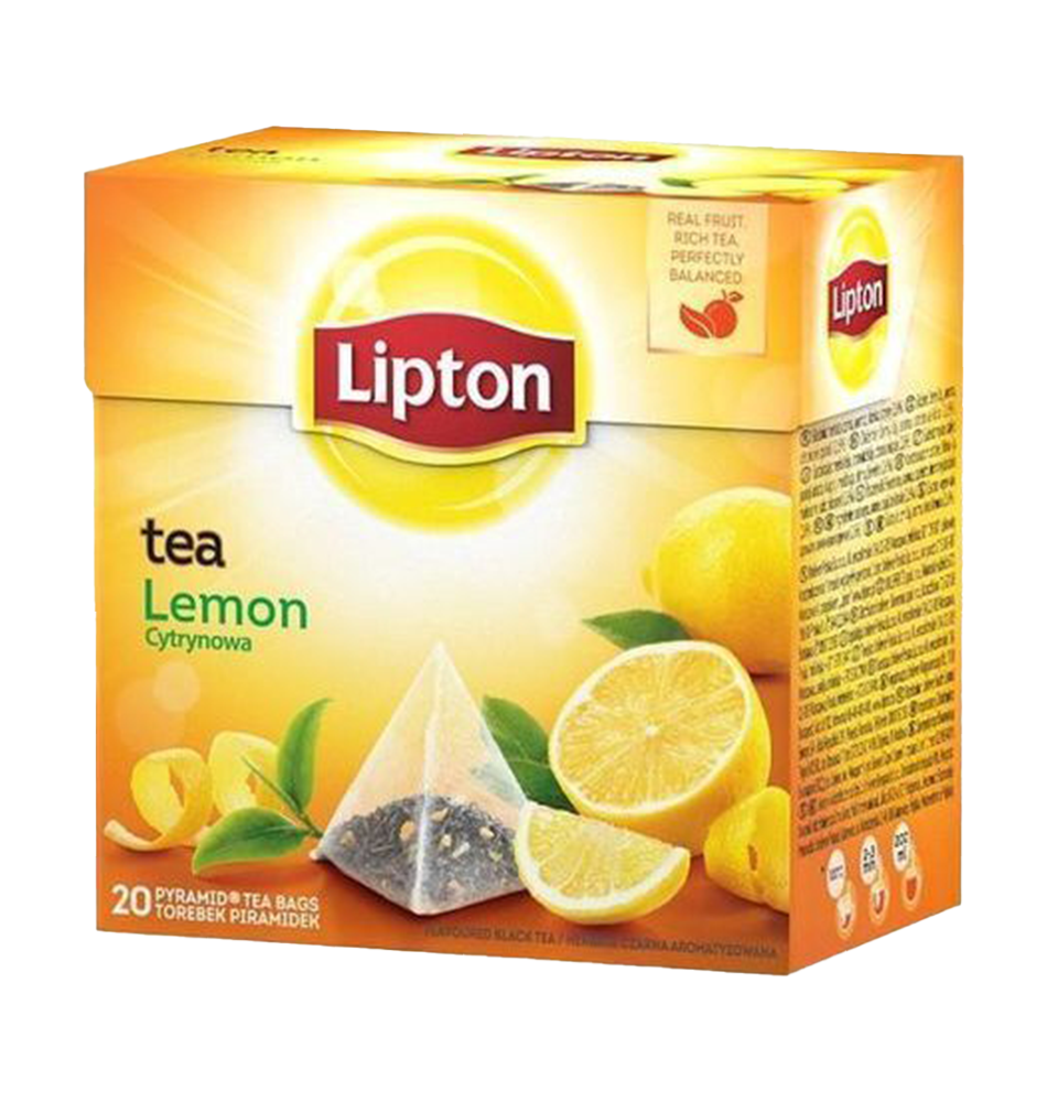 Juodoji arbata su citrinų aromatu LIPTON, 25 vnt.