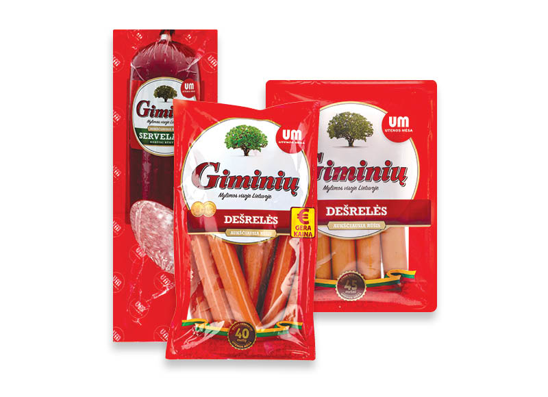 GIMINIŲ mėsos gaminiams