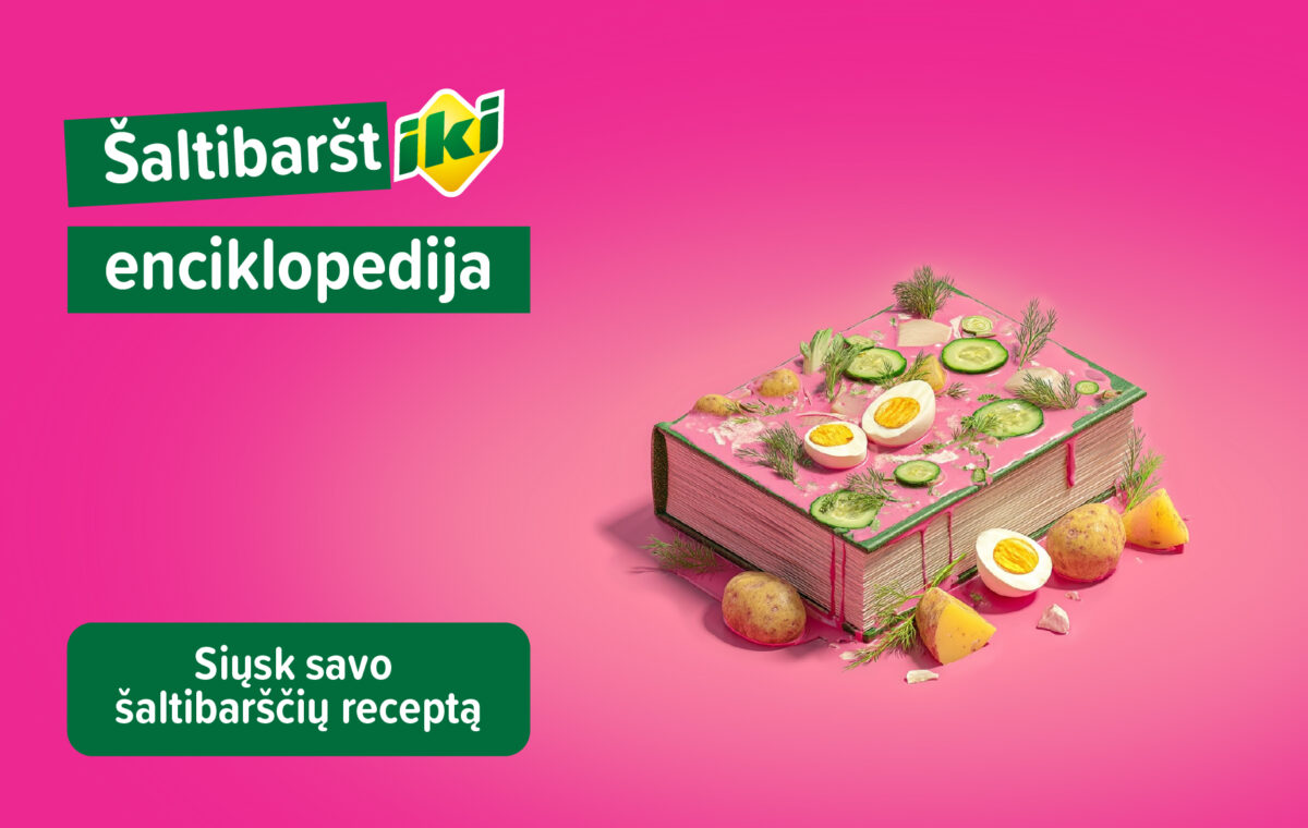 „Iki“ kviečia drauge kurti šaltibarščių receptų knygą „ŠaltibarštIKI enciklopedija“: siųskite savo receptą ir laimėkite prizų
