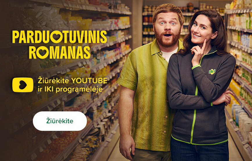 Turite 5 minutes? „Iki“ vietoj reklamos sukūrė pirmą tokį serialą Lietuvoje – žiūrėkite pirmą „Parduotuvinio romano“ seriją