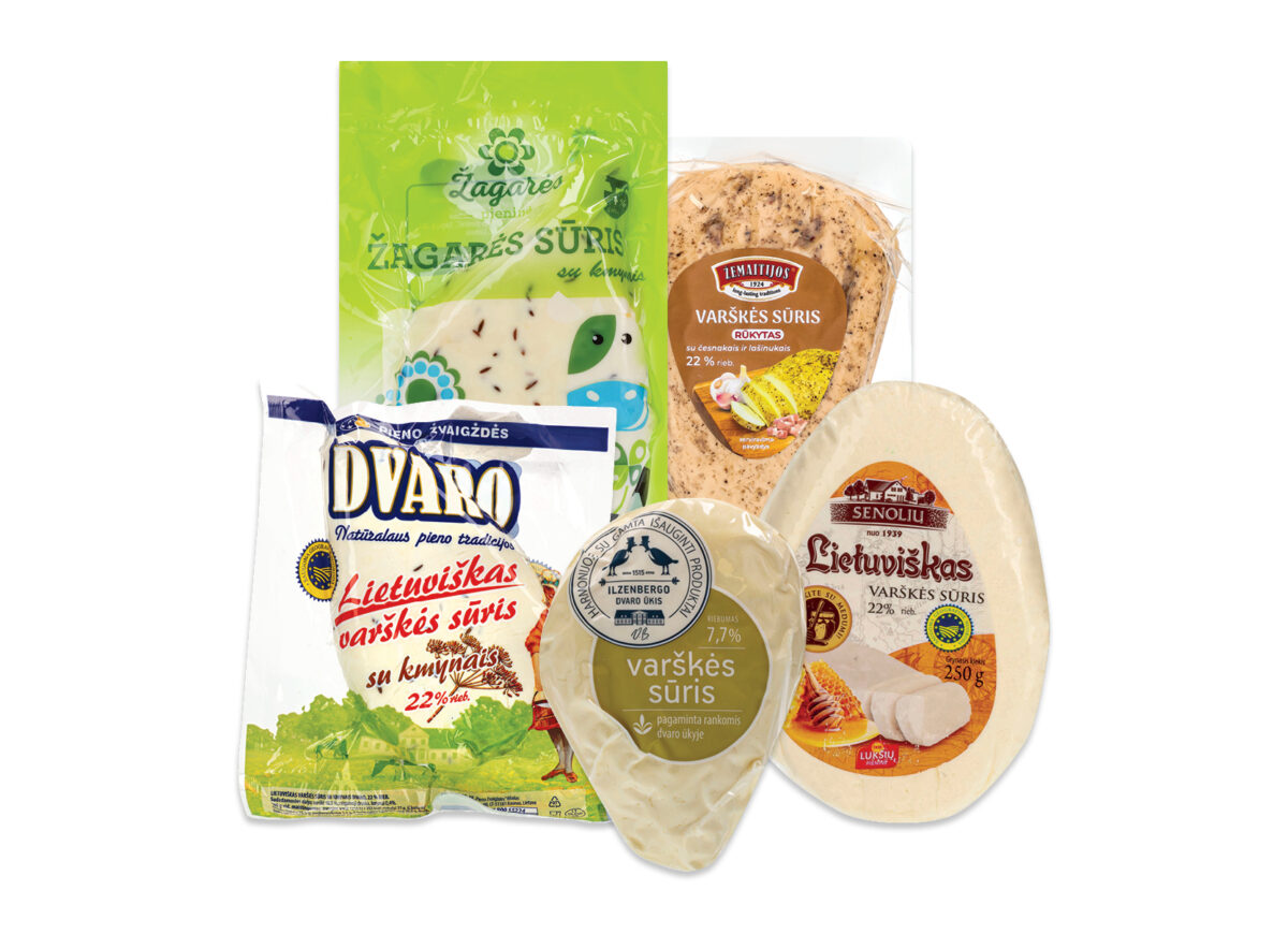 Varškės sūriams -40%