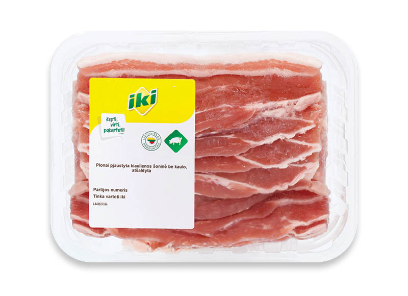 Iki – akcija / nuolaida: IKI atvesinta kiaulienos šoninė