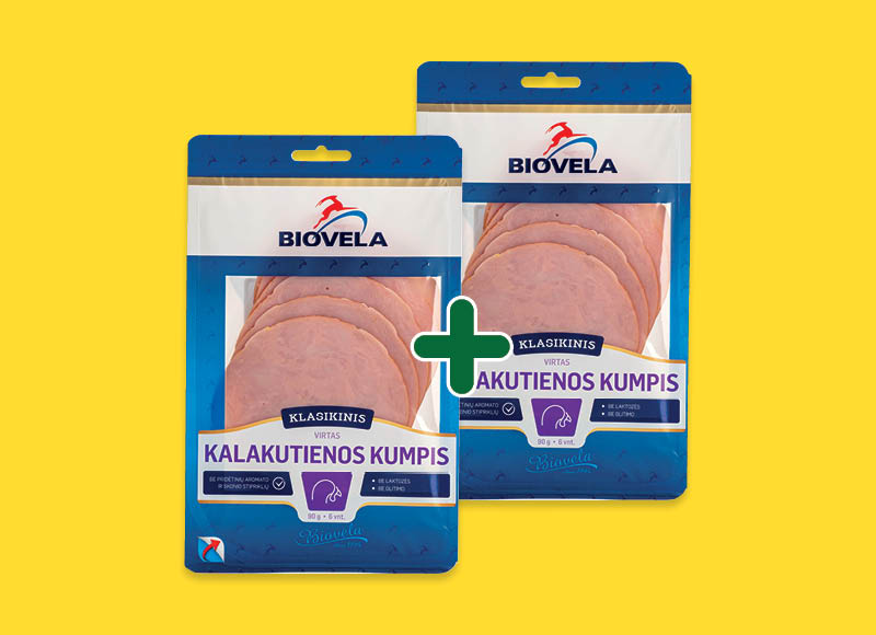 Iki – akcija / nuolaida: Virtas kalakutienos kumpis griežinėliais
