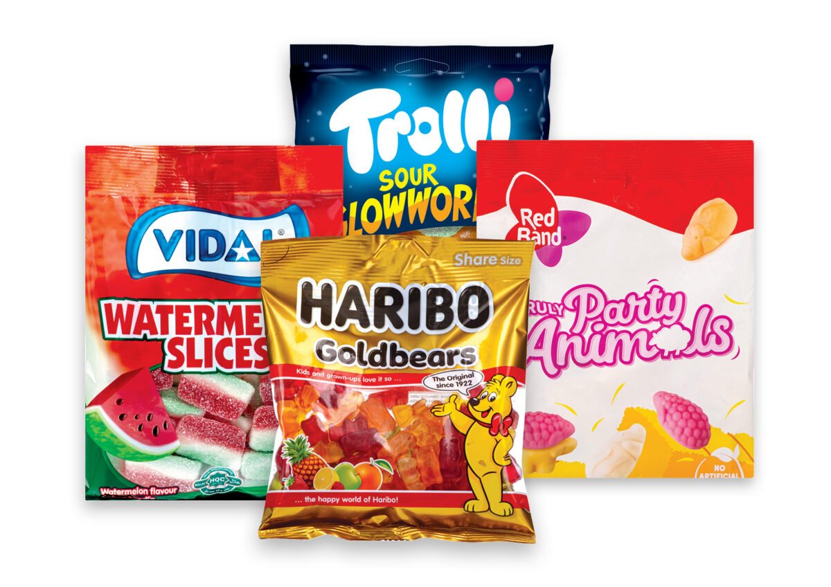 Kramtomiesiems saldainiams ir guminukams -30%