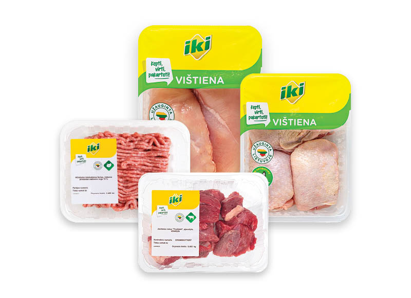Iki – akcija / nuolaida: IKI šviežiai fasuotai mėsai