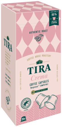 TIRA CREMA KAPSULĖS (NESPRESSO) 20 VNT