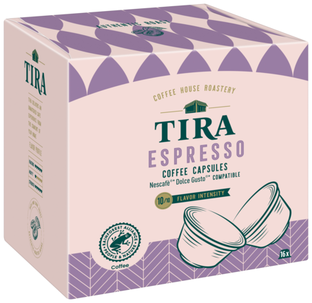 TIRA ESPRESSO KAPSULĖS (DOLCE GUSTO) 16 VNT